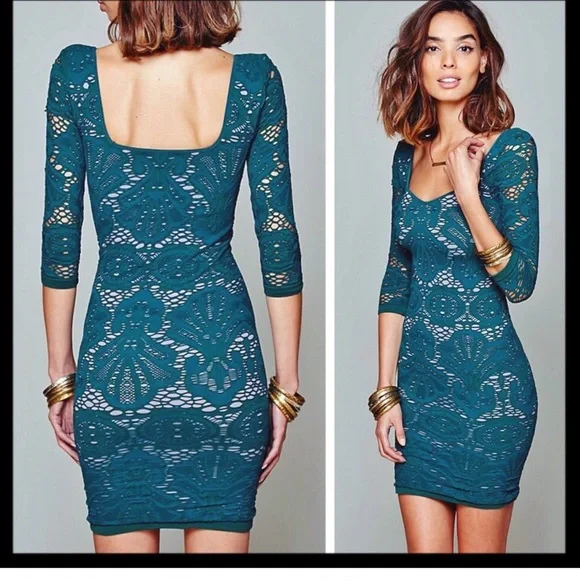 lace slip sleep dress Women’s Silk Lace Slip Short Sleep Dress M main image 1